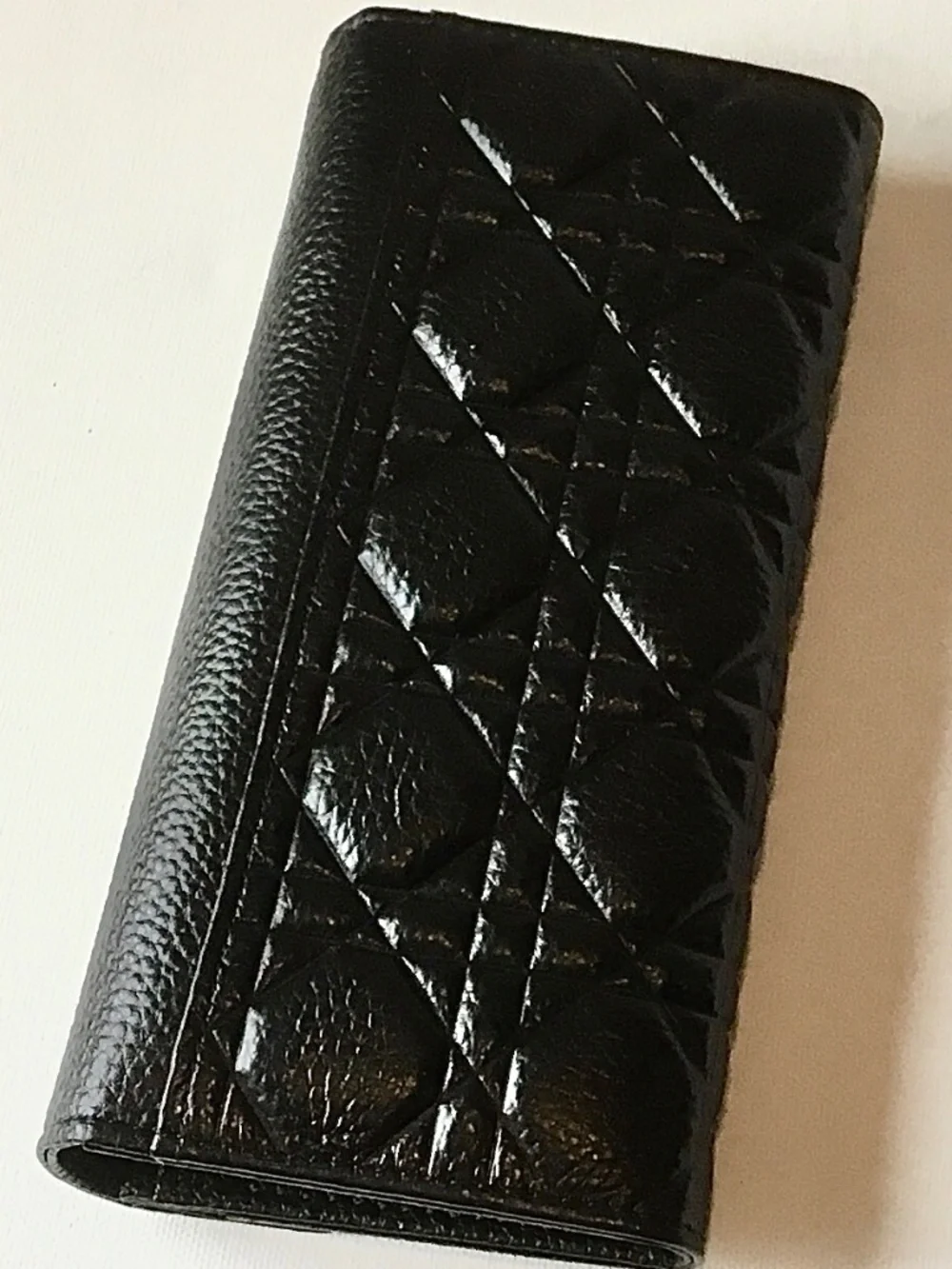 DIOR QUIT LONG BLACK WALLET